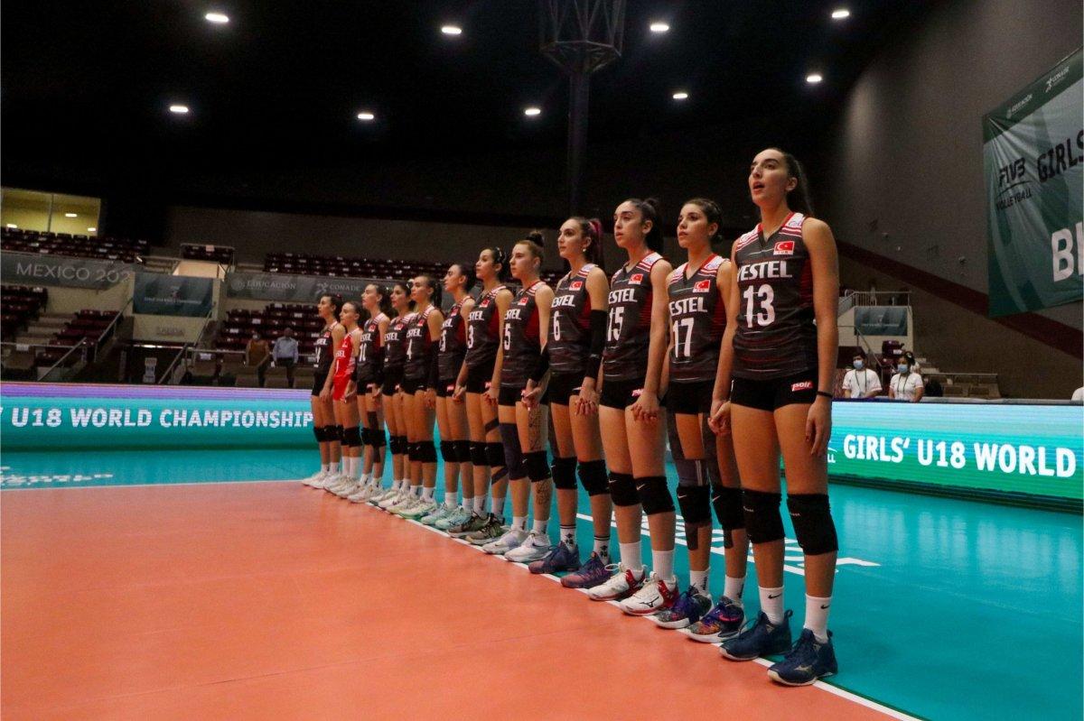 Türkiye, Dünya 18 Yaş Altı Kadınlar Voleybol Şampiyonası'nda son 16'da