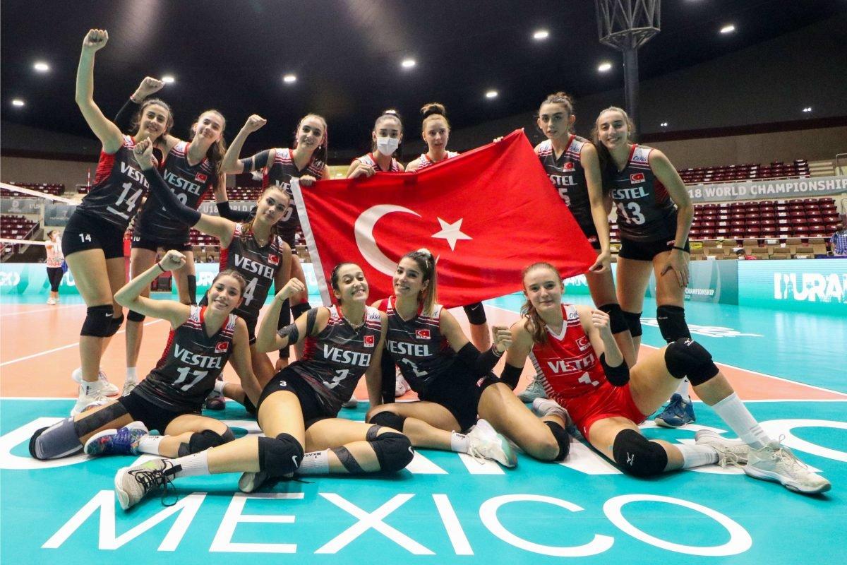 Türkiye, Dünya 18 Yaş Altı Kadınlar Voleybol Şampiyonası'nda son 16'da