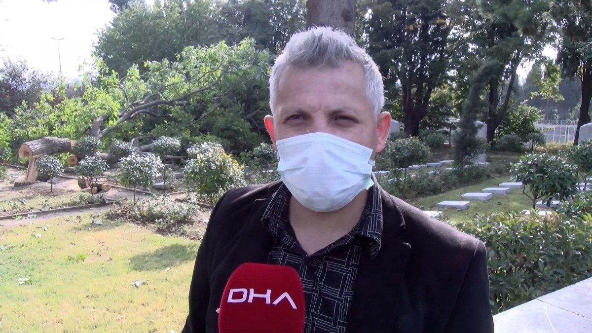 Edirnekapı Şehitliği’ndeki ağaç kesimi tepki topladı