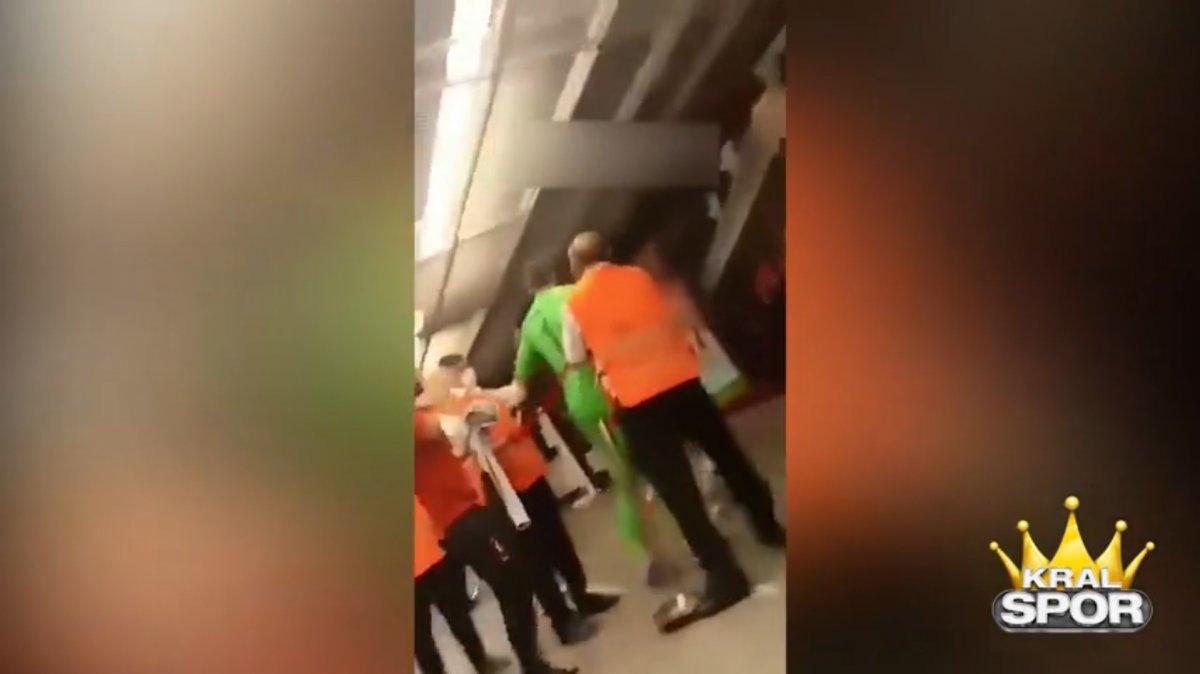 Muslera Alanya maçı sonrası rakip oyunculara saldırdı