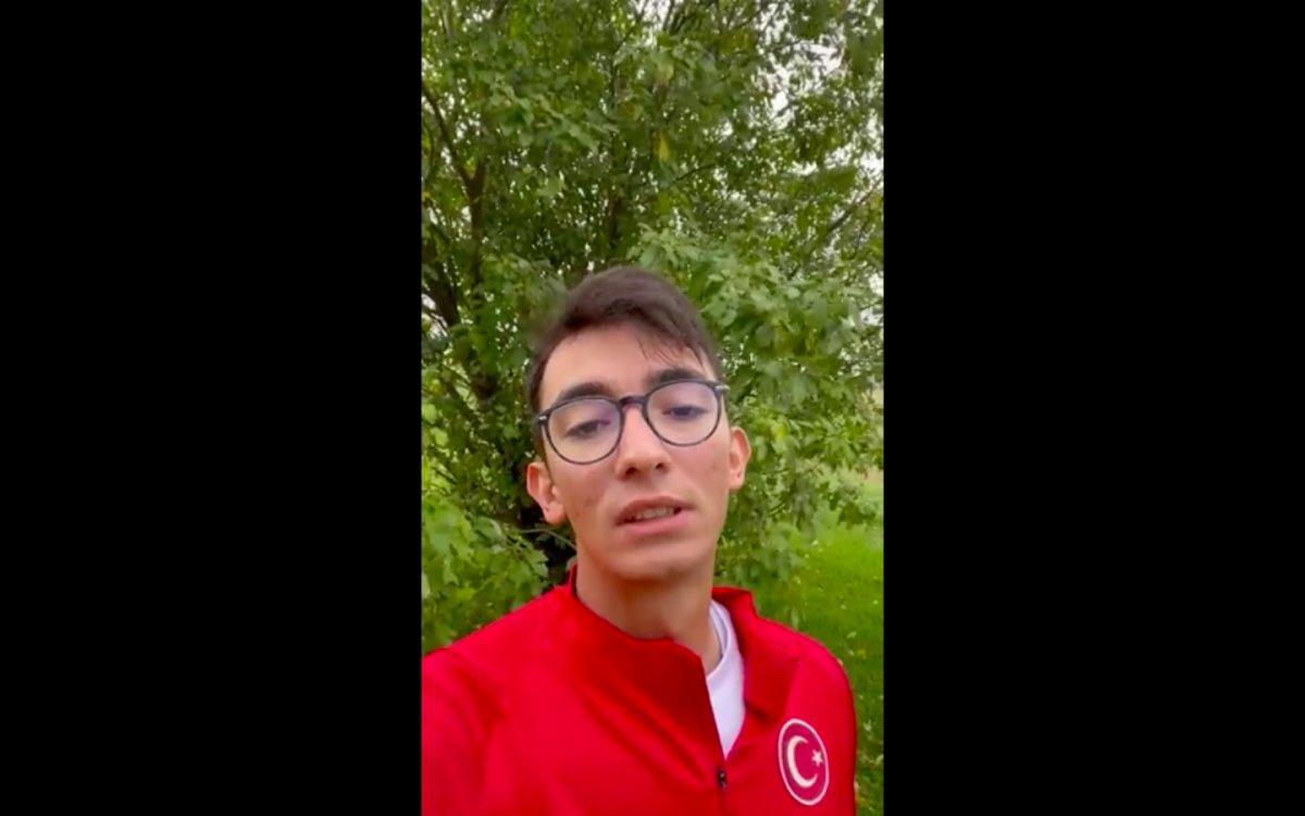 Mete Gazoz, Paulo Coelho'ya teşekkür etti