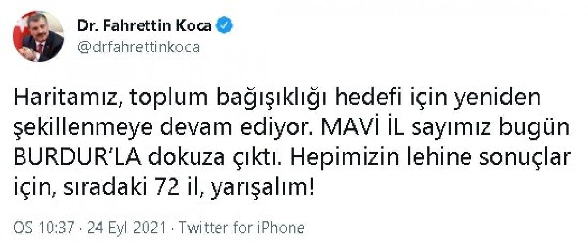 Fahrettin Koca: Sırada 72 il var, yarışalım