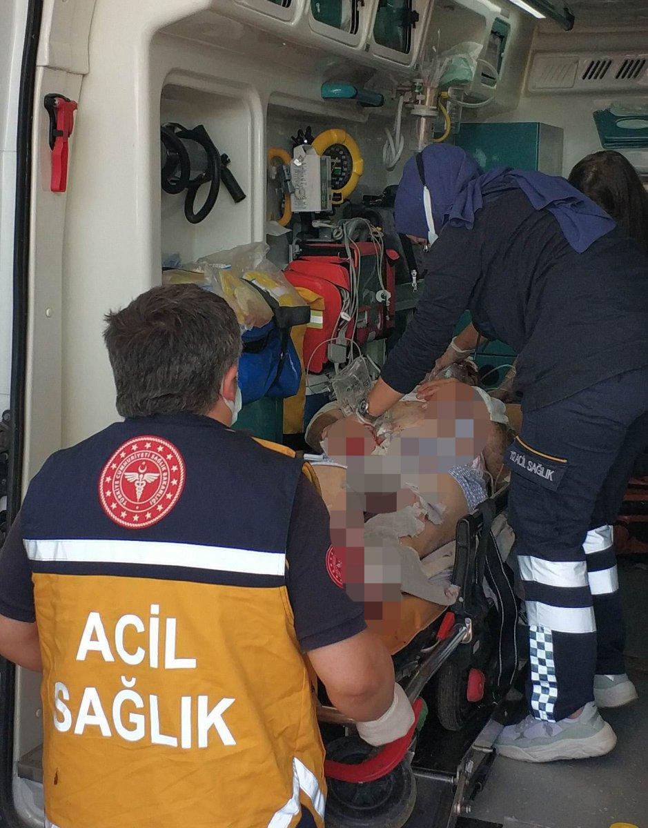 Samsun'da akrabalar arasında kavga