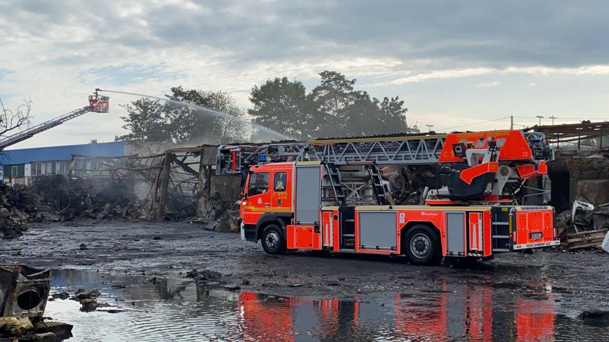 Almanya'da gurbetçinin iş yeri küle döndü