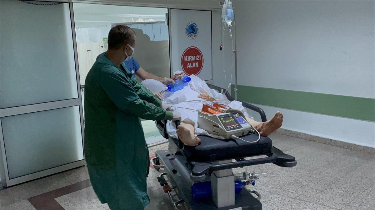 Samsun'da akrabalar arasında kavga