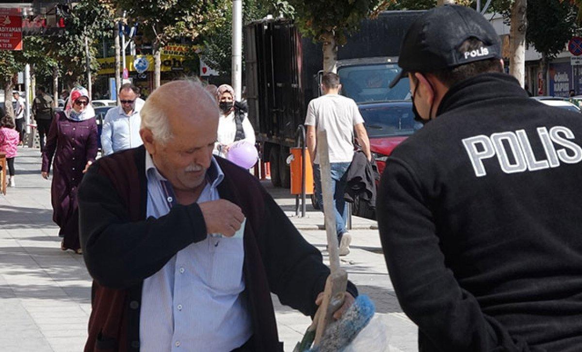 Çorum'da maske denetimi yapıldı