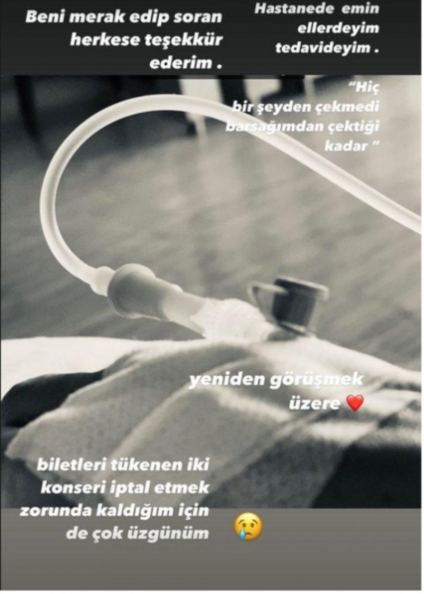 Sertab Erener hastaneye kaldırıldı: Emin ellerdeyim