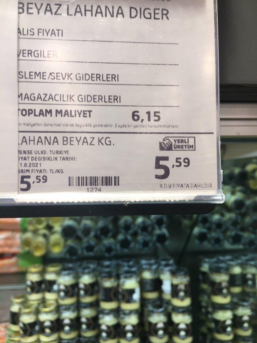 Zincir marketlerde sebzeler toplam maliyetin altına satılıyor iddiası