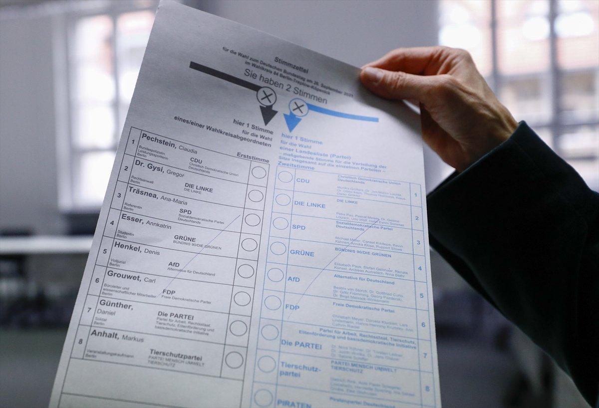 Almanlar sandık başında