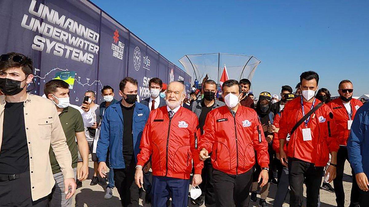 Temel Karamollaoğlu, TEKNOFEST'i ziyaret etti