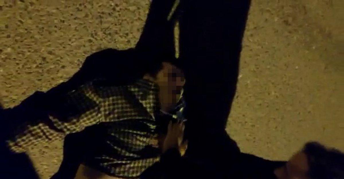 Esenyurt'ta kalp masajıyla taksiciyi kurtaran polis kamerada