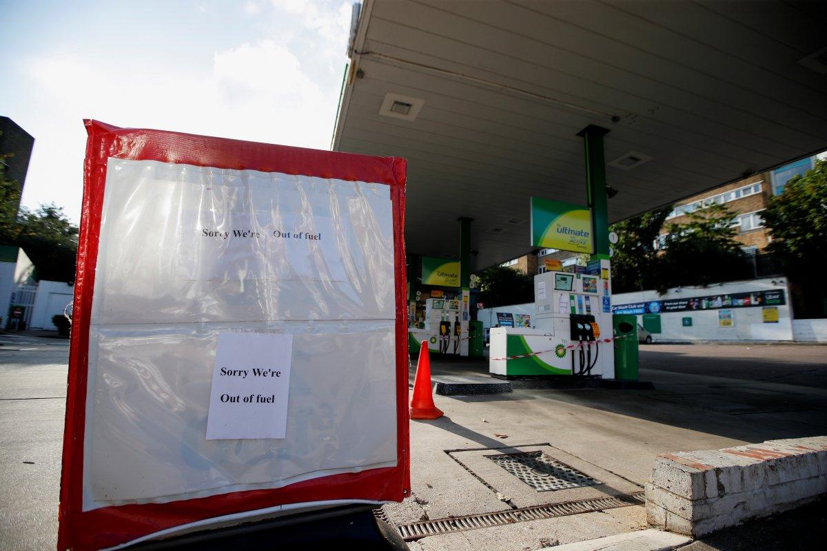 İngiltere'de benzin sıkıntısı