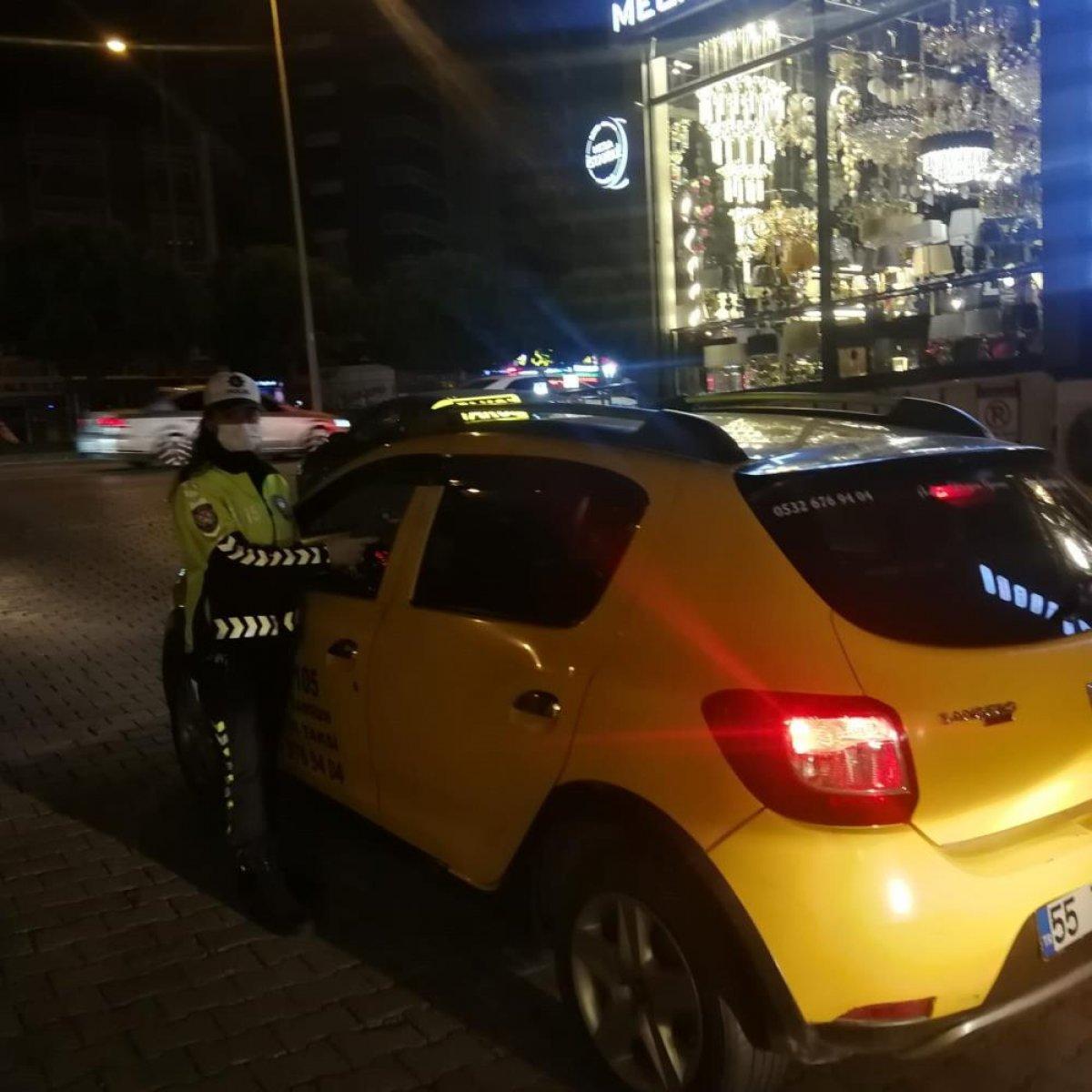 Samsun'da ekipler 46 noktada alkol denetimi gerçekleşti