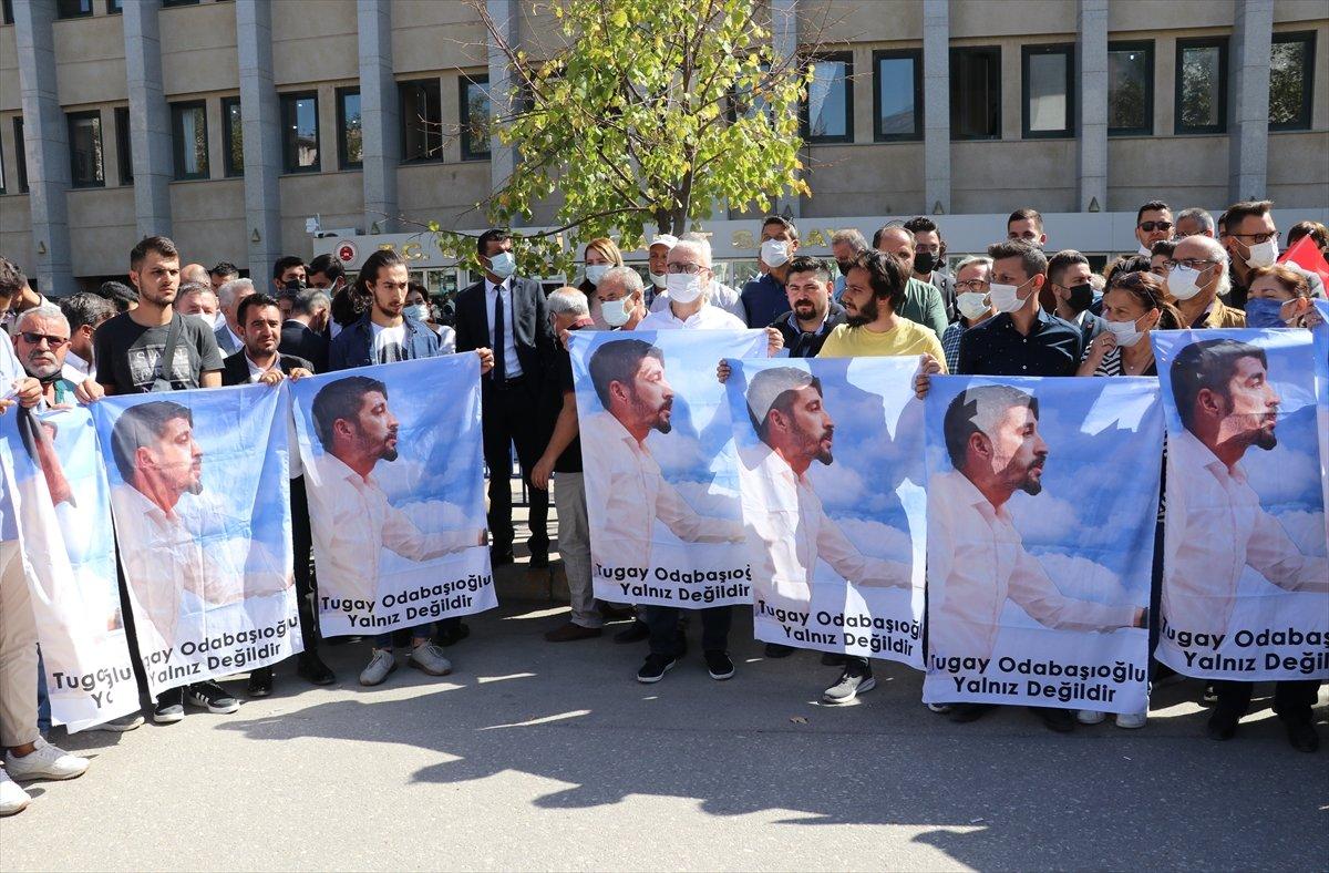 CHP Denizli Gençlik Kolları Başkanı Tugay Odabaşıoğlu, gözaltına alındı