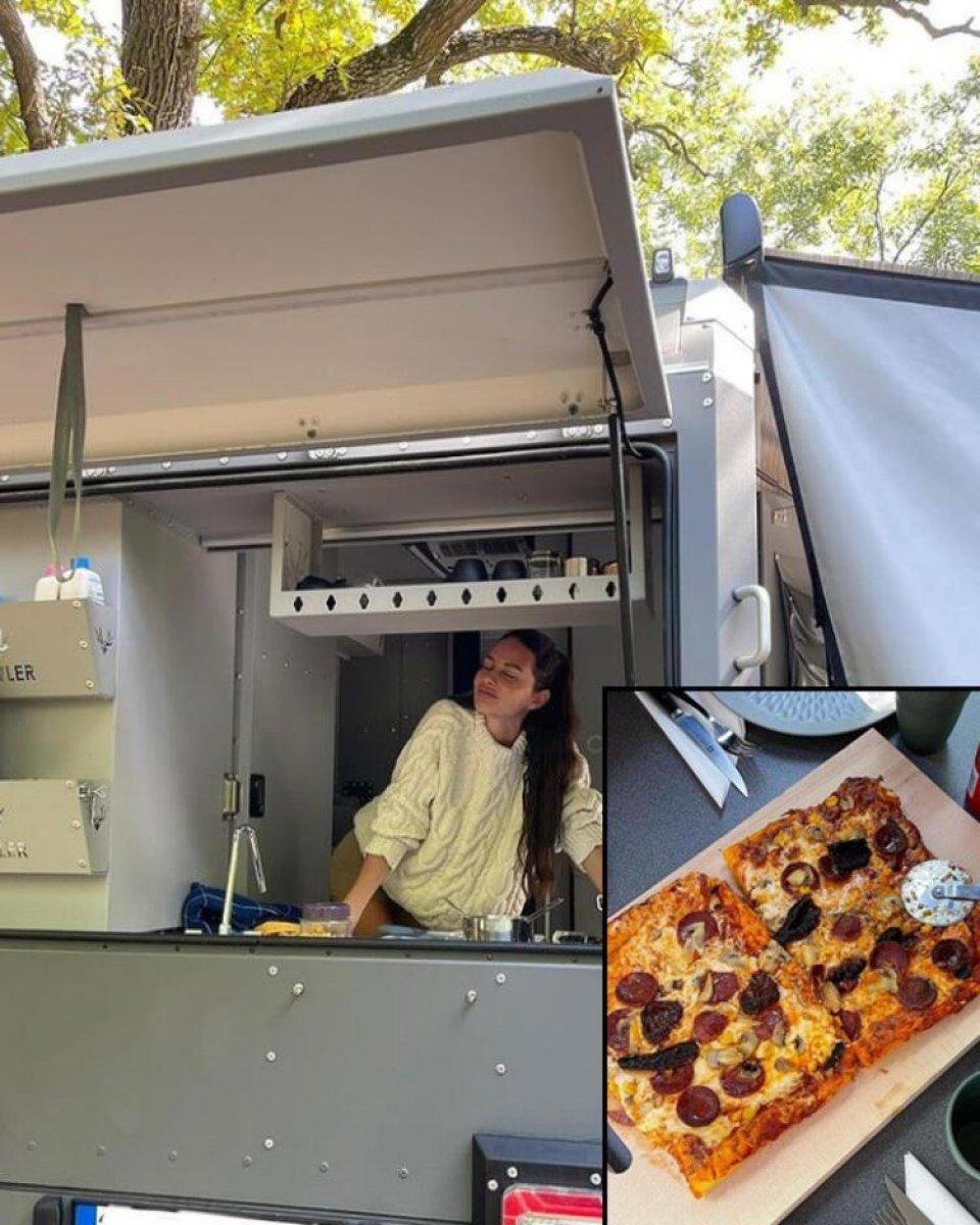 Yasemin Özilhan, karavan tatilinde