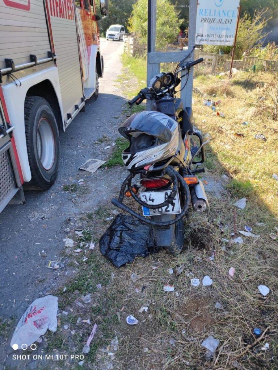 Kağıthane'de yeşil alanı kundaklayan şahıs yakalandı