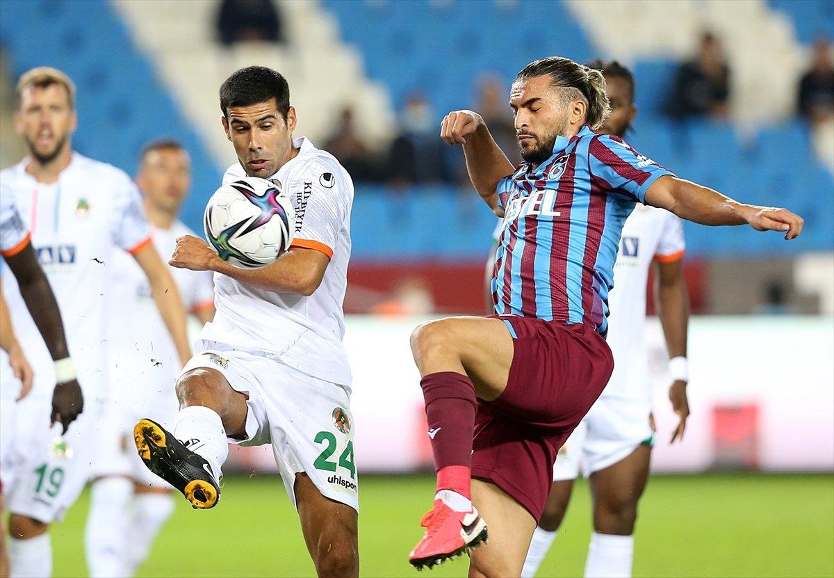 Trabzonspor ile Alanyaspor berabere kaldı