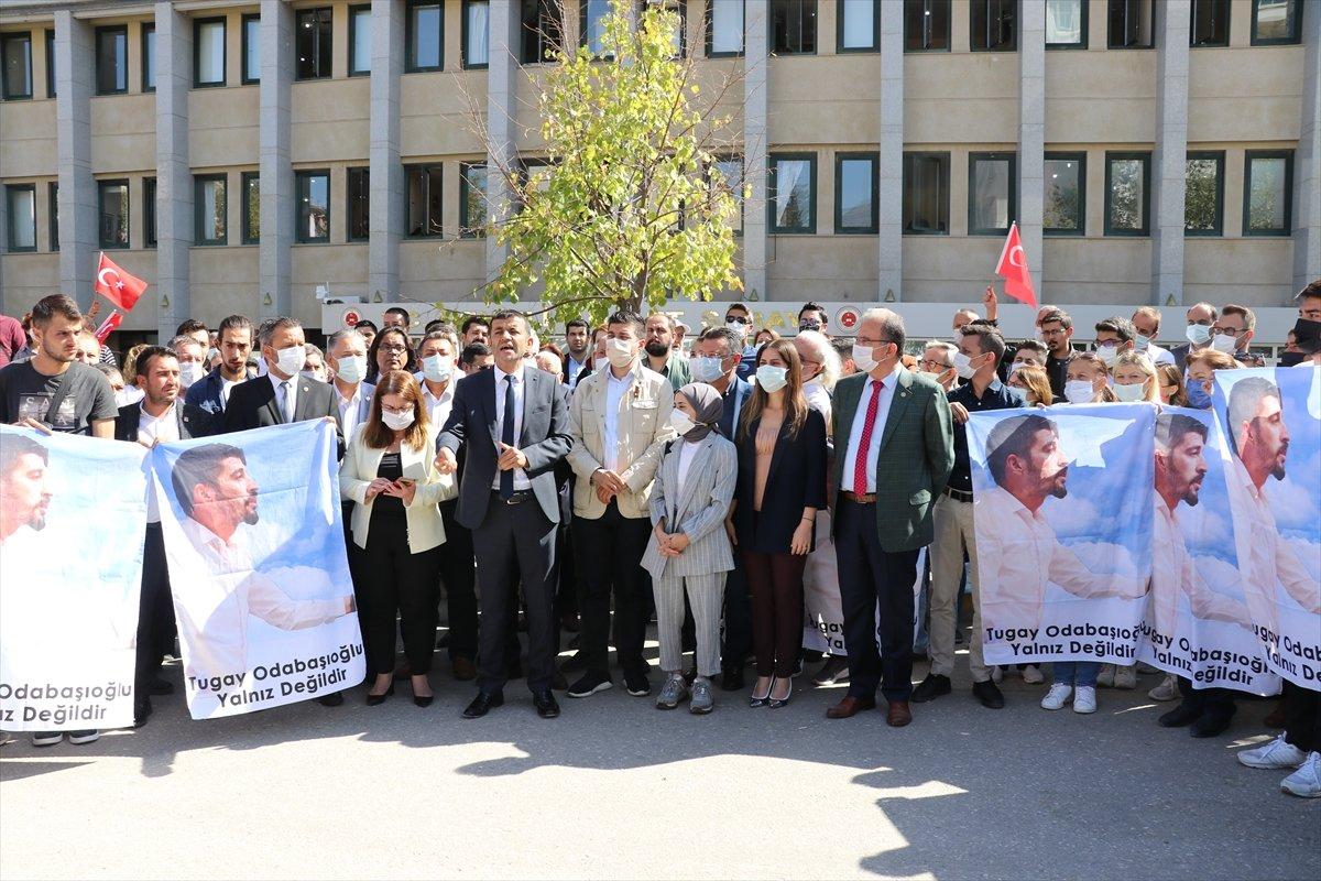 CHP Denizli Gençlik Kolları Başkanı Tugay Odabaşıoğlu, gözaltına alındı