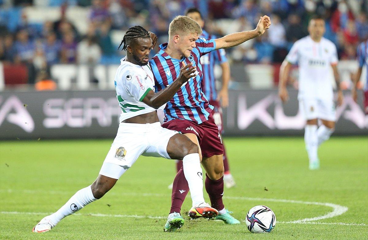 Trabzonspor ile Alanyaspor berabere kaldı