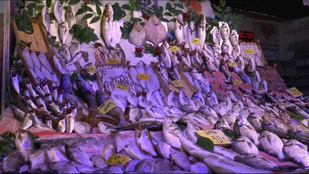 Eskişehir'de tezgahtaki balıklar soğuk havaları bekliyor