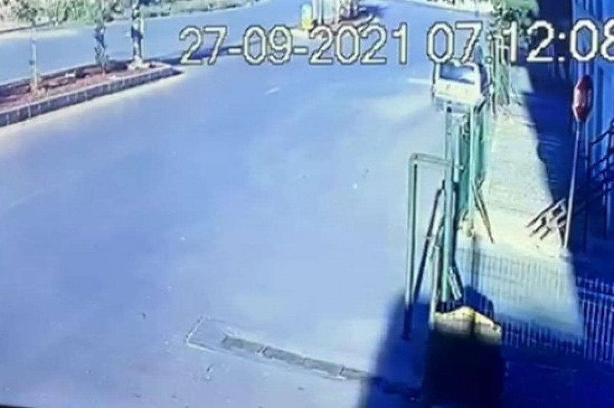 Gaziantep'te önce çarptı sonra sürükledi