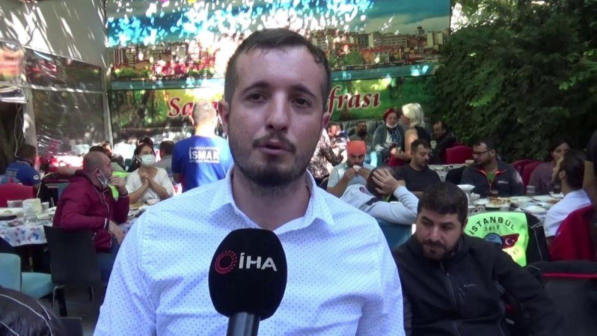 Sultangazi’de 720 motosikletli kurye, kahvaltıda bir araya geldi