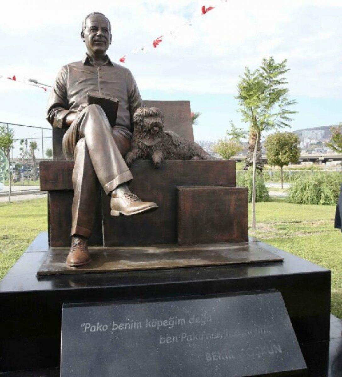 CHP'li Kuşadası Belediyesi'nden 'Sabahattin Ali' heykeli