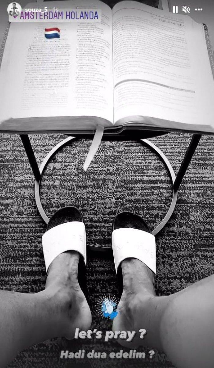 Josef de Souza'dan paylaşım: Haydi dua edelim