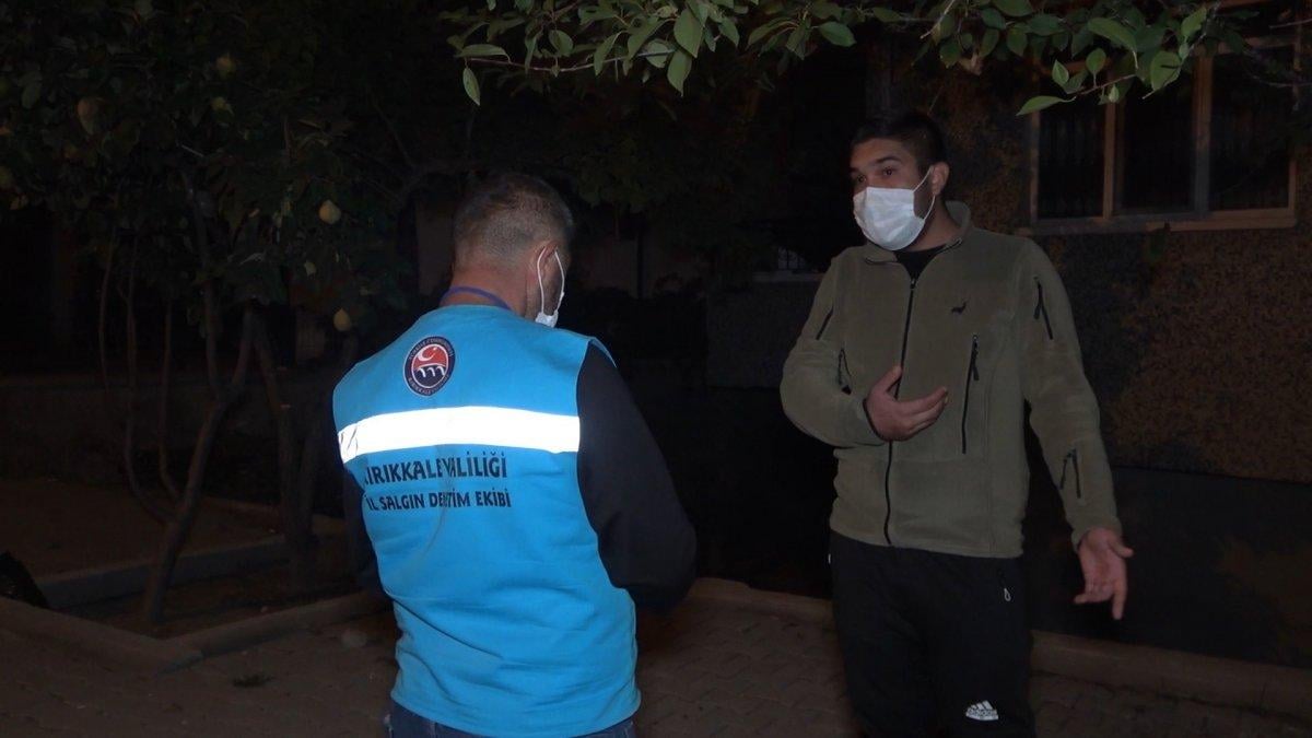 Kırıkkale'de pozitifli genç çöp atmaya çıkınca 4 bin 50 lira ceza yedi