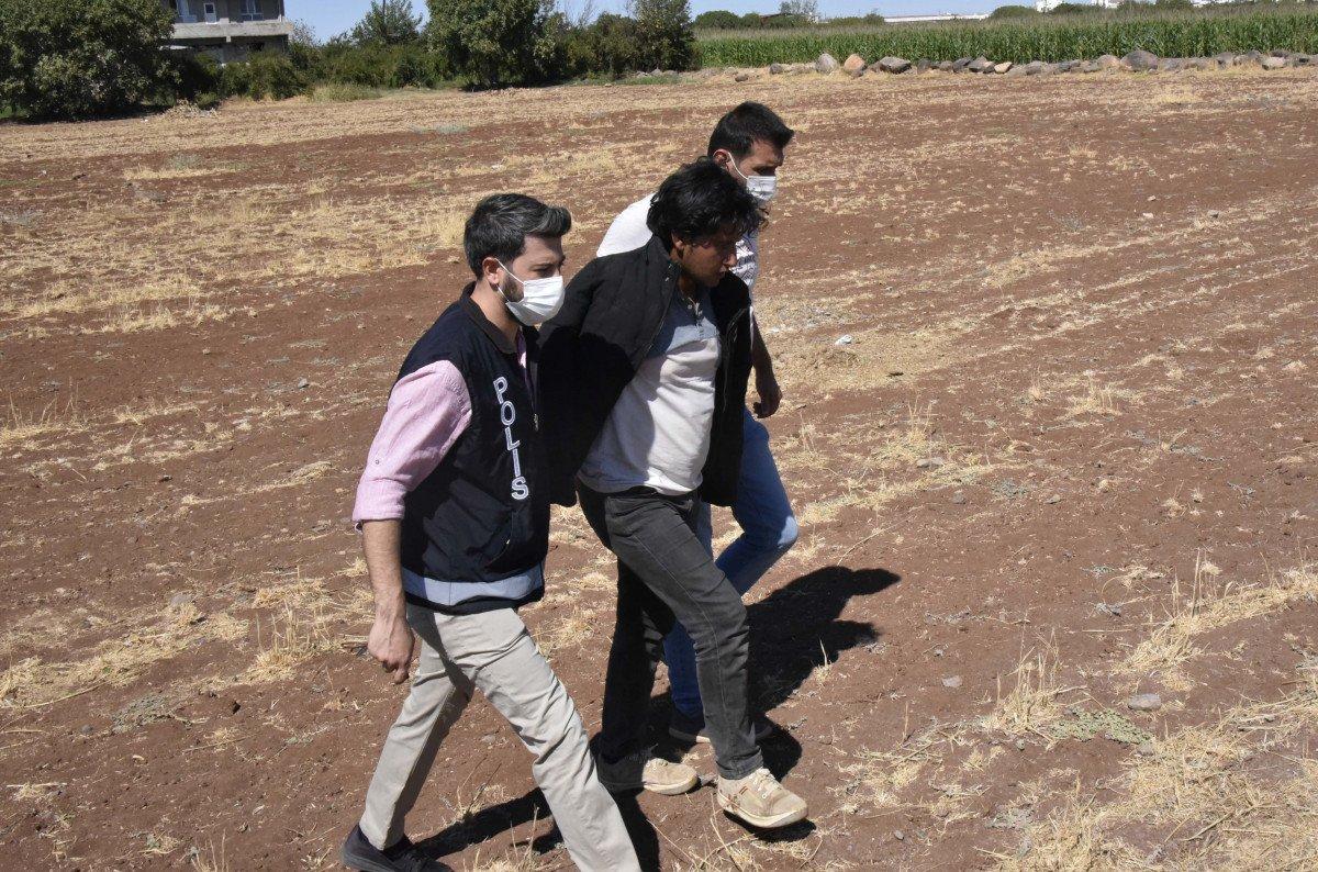 Şanlıurfa’da, fıstık bahçesinde 17 kaçak göçmen yakalandı
