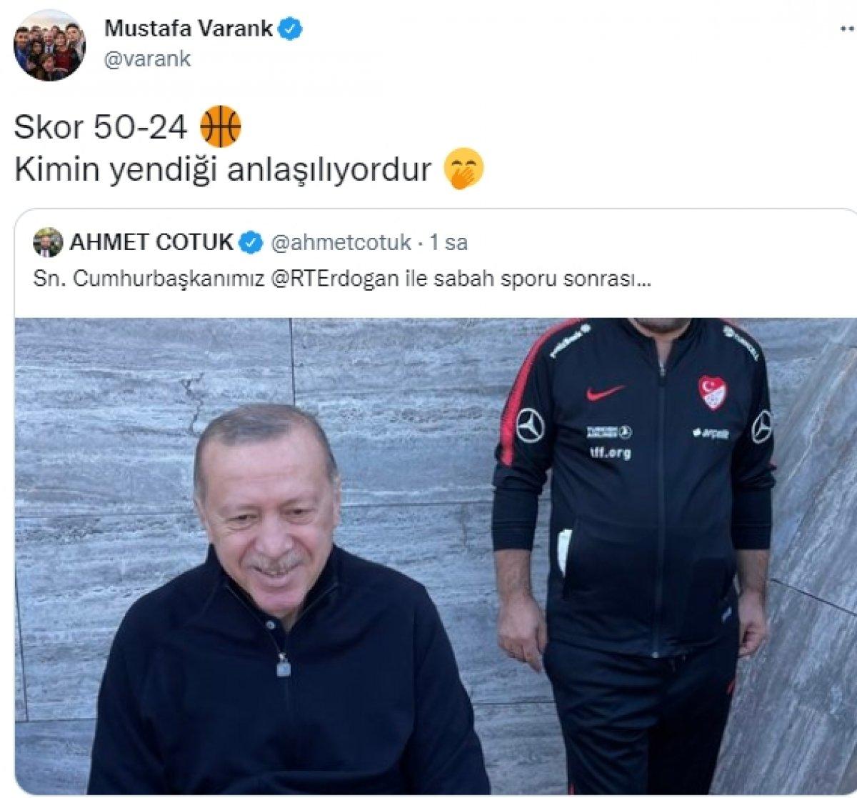 Cumhurbaşkanı Erdoğan sabah sporunda