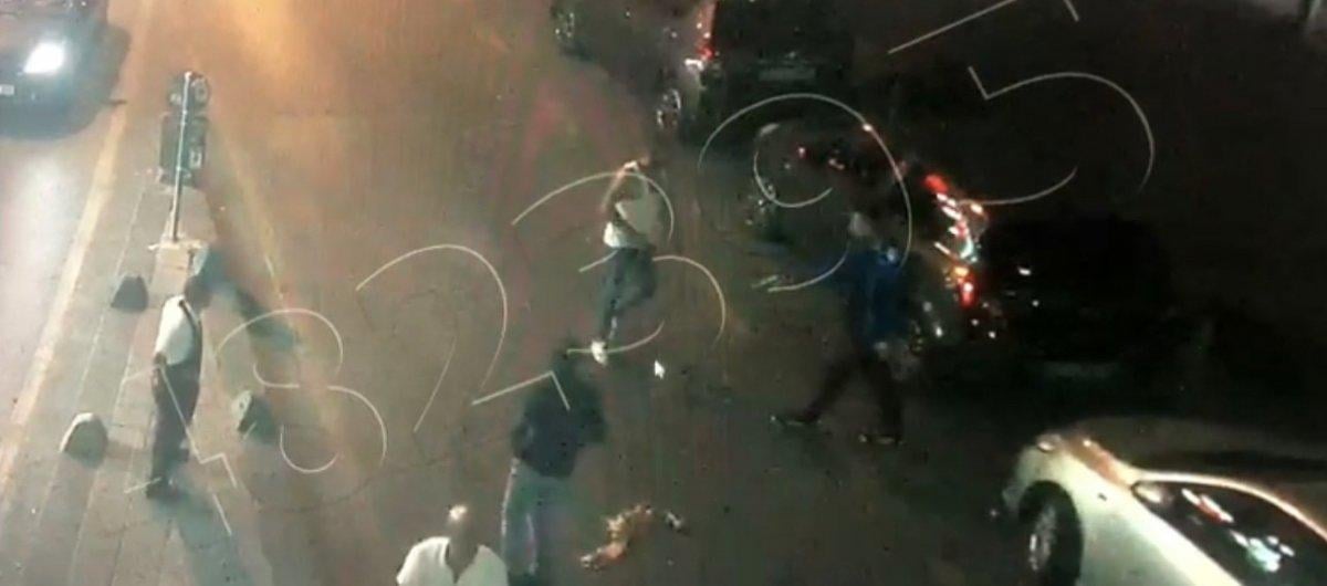 Kağıthane'de yumruklu kavgada kan aktı