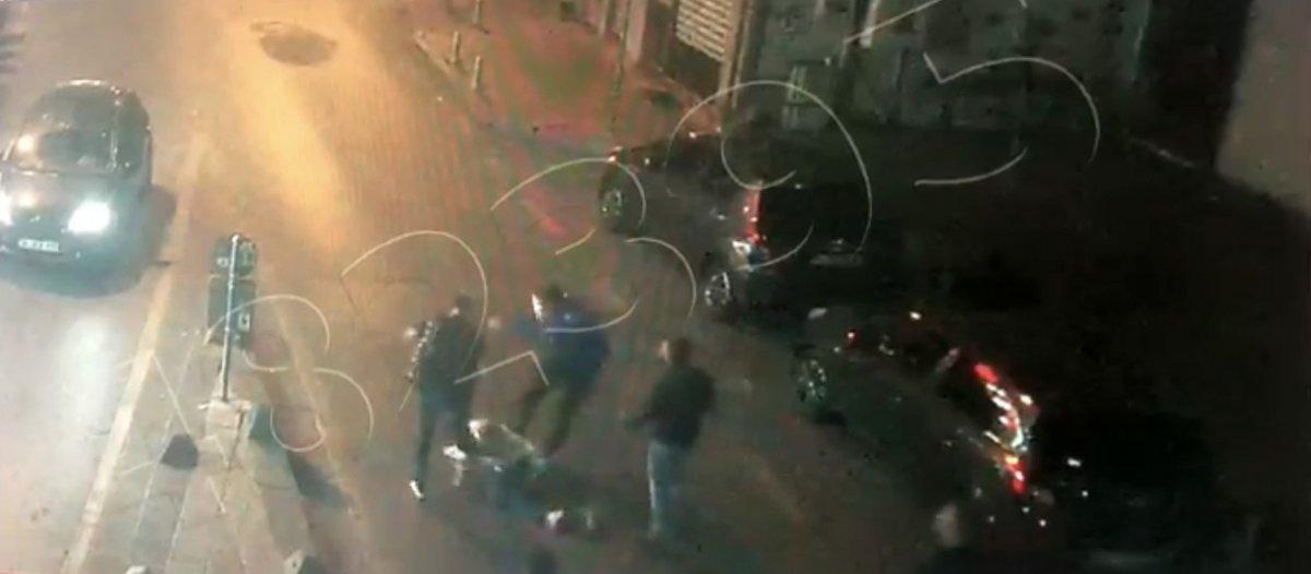 Kağıthane'de yumruklu kavgada kan aktı