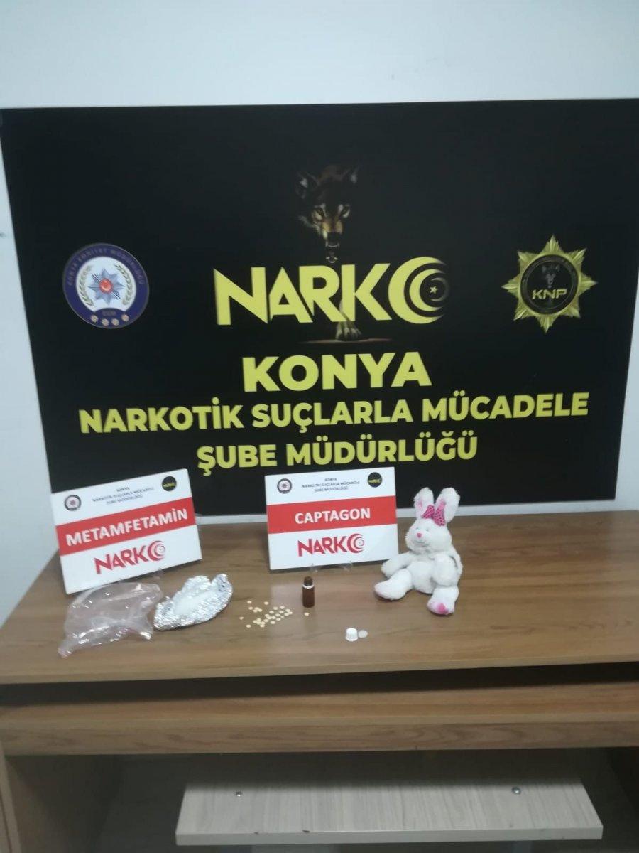 Konya'da oyuncağın içine uyuşturucu gizlediler
