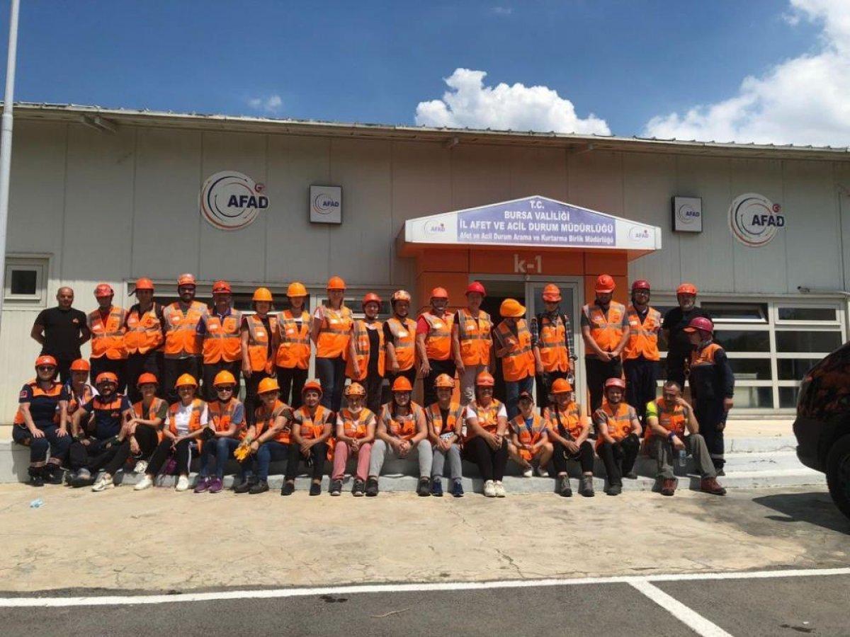 Bursa'da her mahallede afet gönüllüleri yetiştiriliyor
