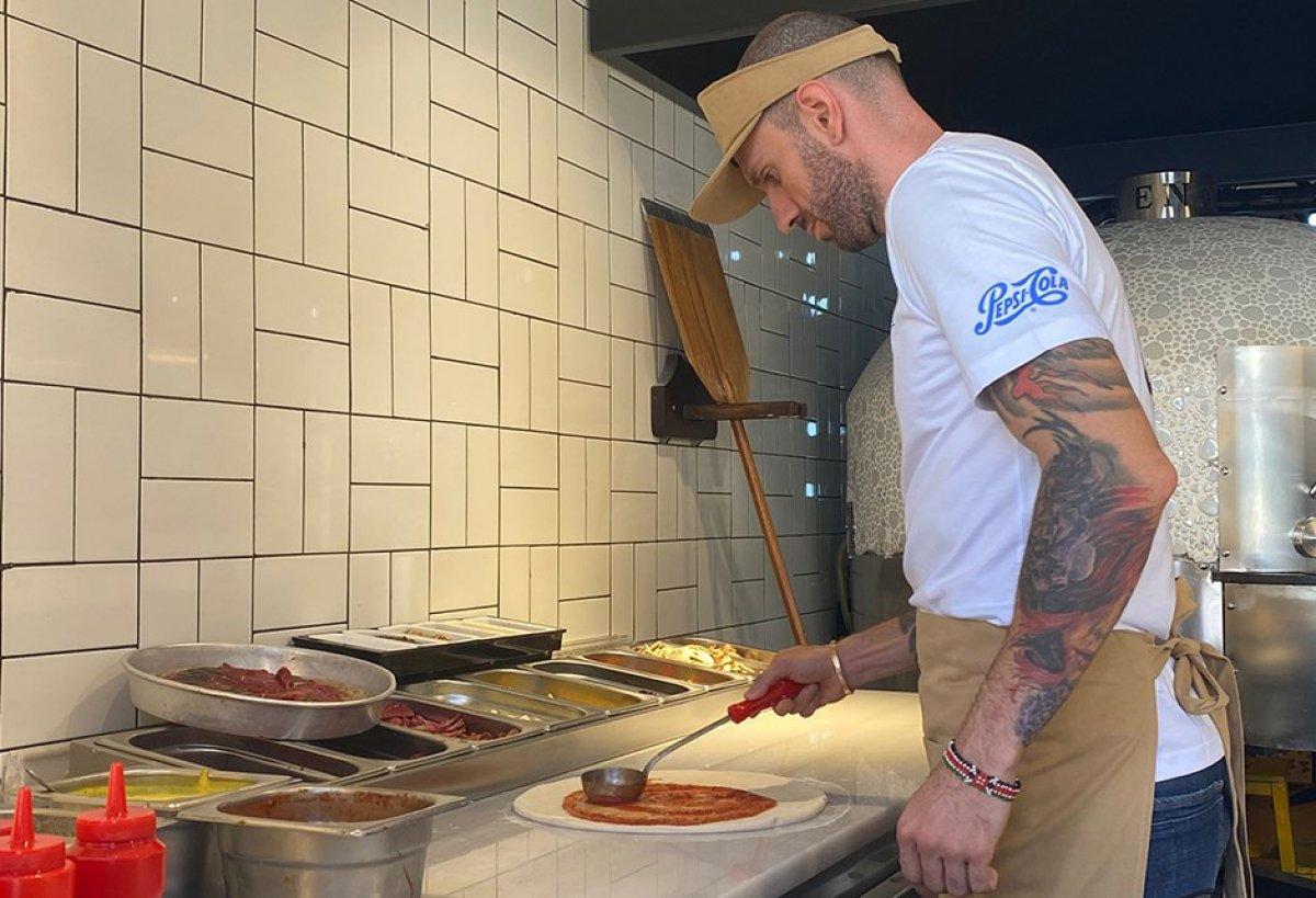 Ramil Guliyev pizzacı açtı