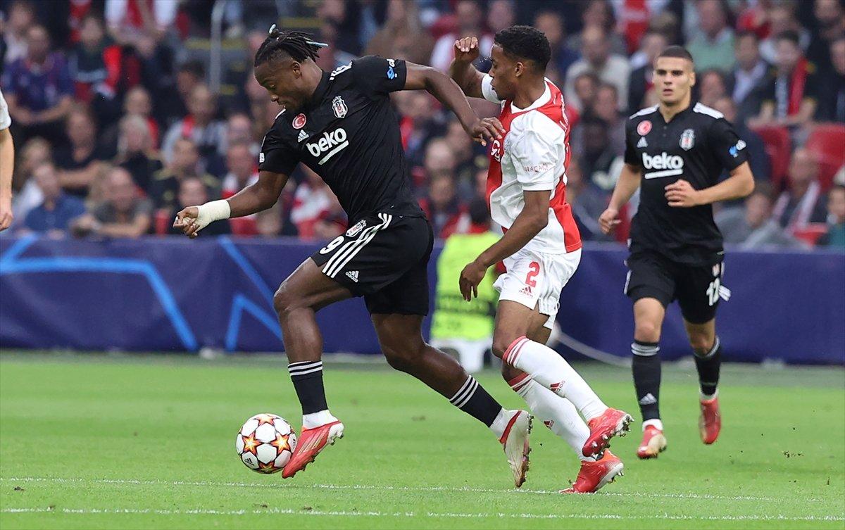 Beşiktaş, Ajax'a 2-0 mağlup oldu