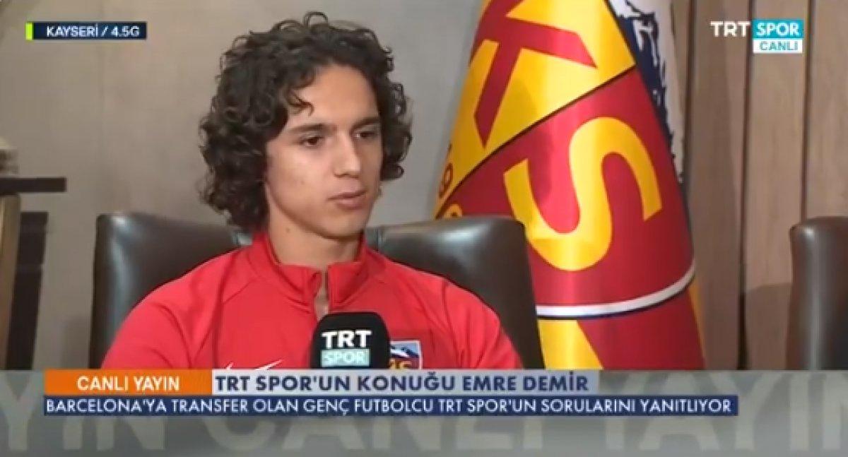Emre Demir: Transferimi imza atacağım gün öğrendim