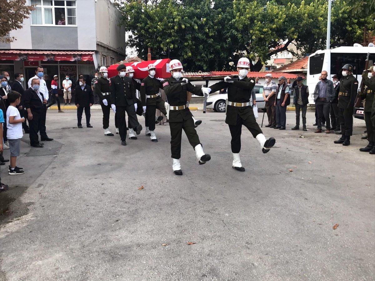 Edirne'de Kore gazisi son yolculuğuna uğurlandı