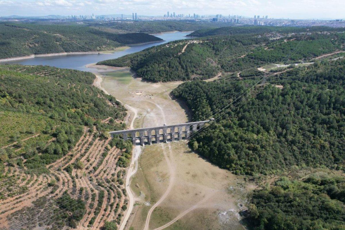 Alibeyköy Barajı adeta çöle döndü