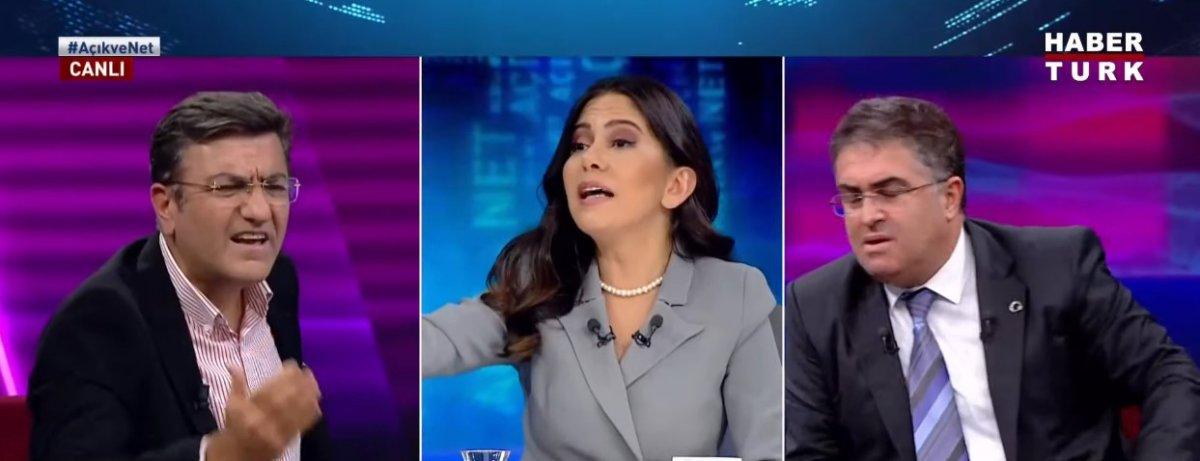 Habertürk canlı yayınında Yaşar Hacısalihoğlu ile Ersan Şen'in sözlü kavgası