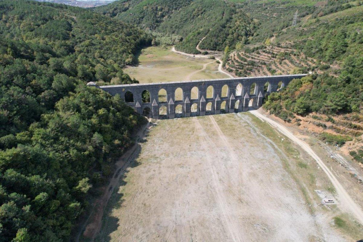 Alibeyköy Barajı adeta çöle döndü