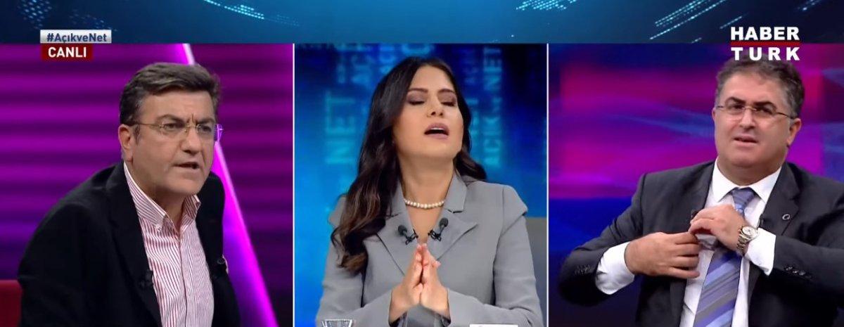 Habertürk canlı yayınında Yaşar Hacısalihoğlu ile Ersan Şen'in sözlü kavgası