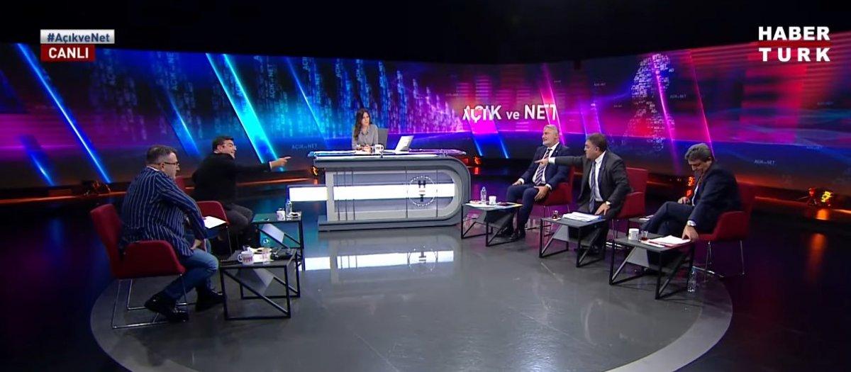 Habertürk canlı yayınında Yaşar Hacısalihoğlu ile Ersan Şen'in sözlü kavgası