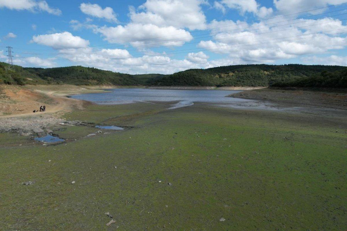 Alibeyköy Barajı adeta çöle döndü