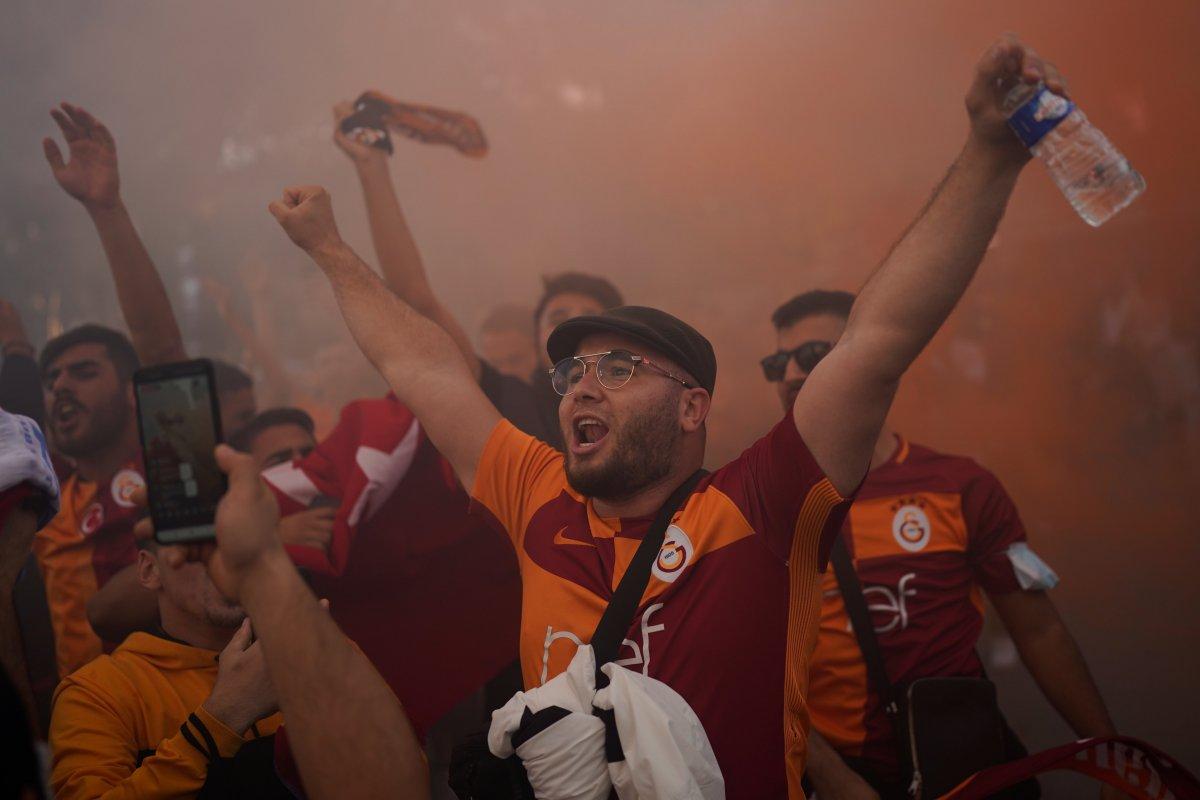 Marsilya-Galatasaray maçında olay çıktı