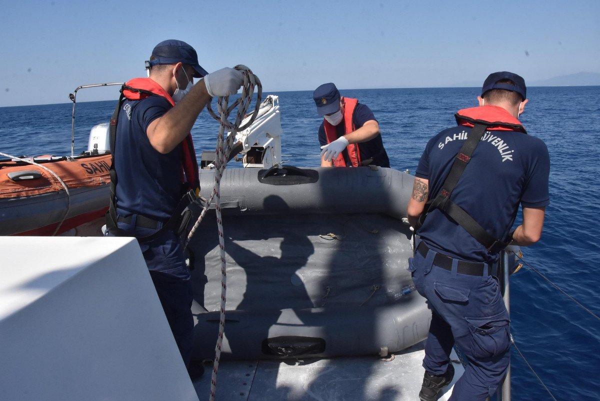 Aydın'da lastik botla bulunan şahısların FETÖ'den arandığı belirlendi