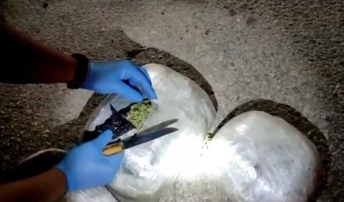 Osmaniye’de, koyun yünlerinin arasından esrar çıktı