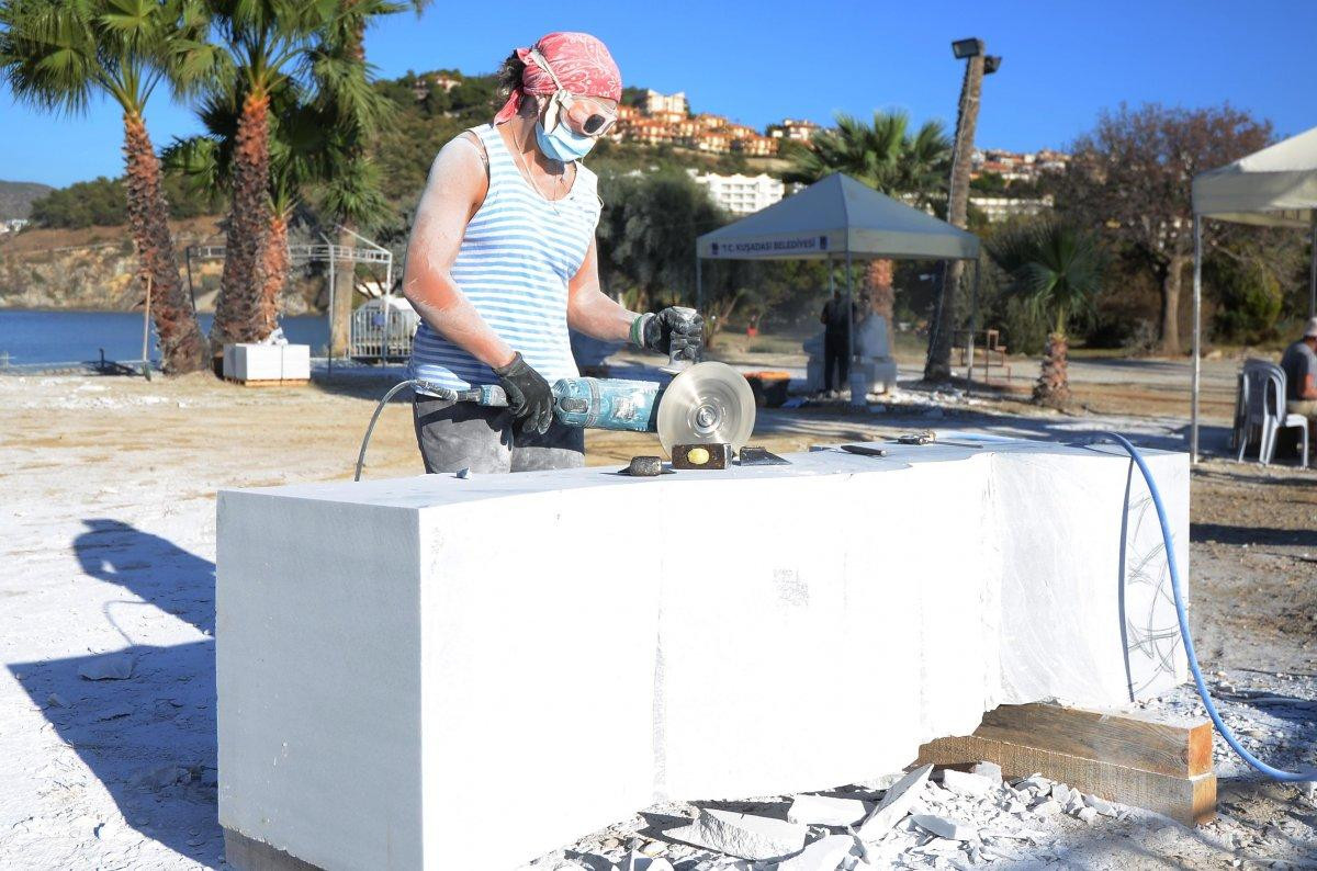2. Kuşadası Neopolis Heykel Sempozyumu başlıyor