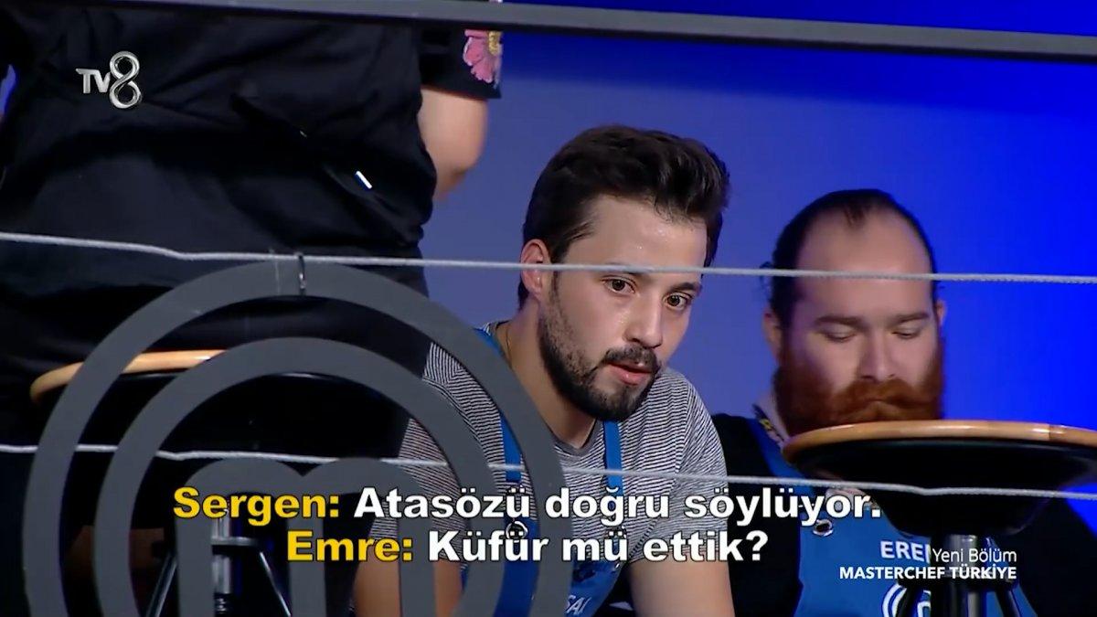 MasterChef'te Emre Büber ile Hasan Biltekin arasında atasözü gerilimi